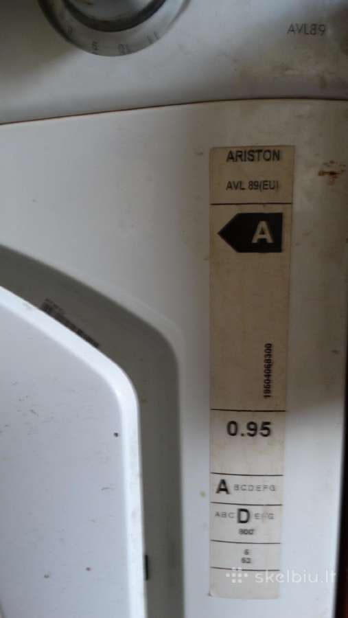Skalbimo Mašina Ariston - nuotraukos Nr. 5