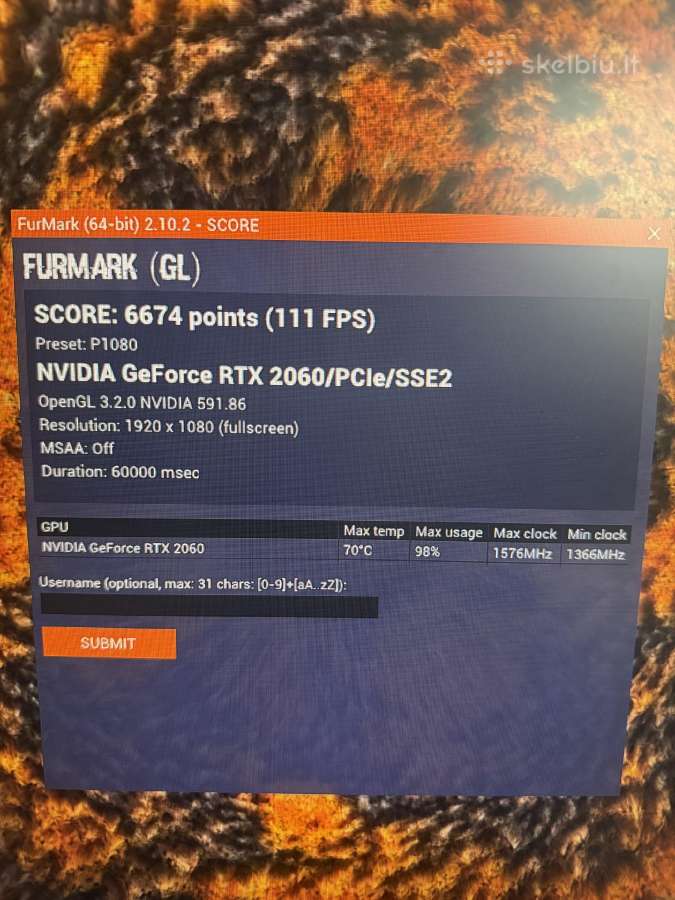 Ryzen 5 3600 / Rtx 2060 6gb / 16gb - nuotraukos Nr. 4