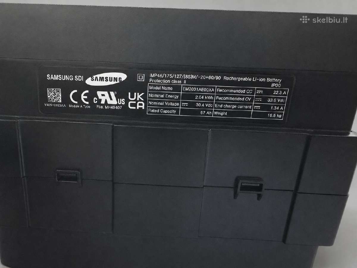 Nauji Samsung Sdi ličio jonų akumuliatoriai - nuotraukos Nr. 2