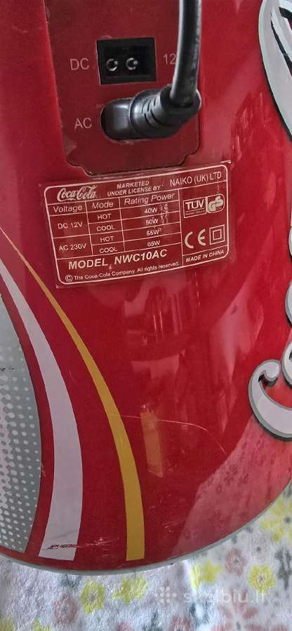 Coca-cola skardinės formos mini šaldytuvas 10l Nw - nuotraukos Nr. 4