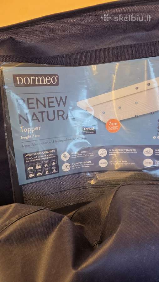 Parduodu Dormeo Renew Natura čiužinį, čiužinuką - nuotraukos Nr. 3