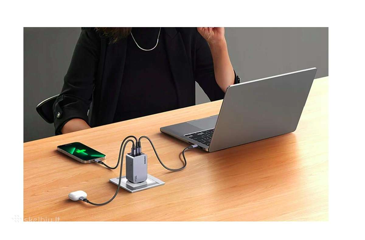 Ugreen Nexode Pro 100w Model: X757 Usb-a + 2x - nuotraukos Nr. 9