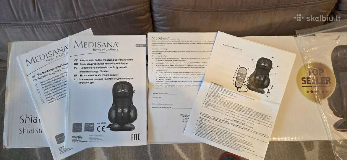 Masažinė kėdė Medisana Mc 825 - nuotraukos Nr. 5