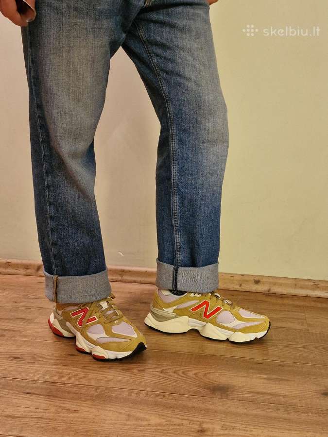 Stilingi nauji New Balance 9060 batai ruda raudona - nuotraukos Nr. 2