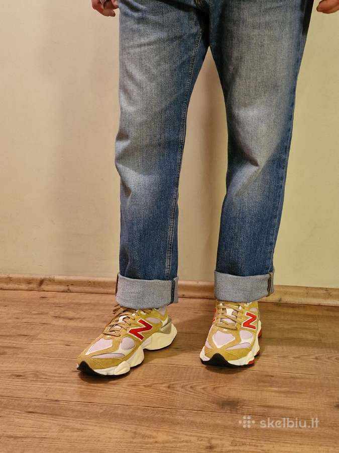 Stilingi nauji New Balance 9060 batai ruda raudona - nuotraukos Nr. 3