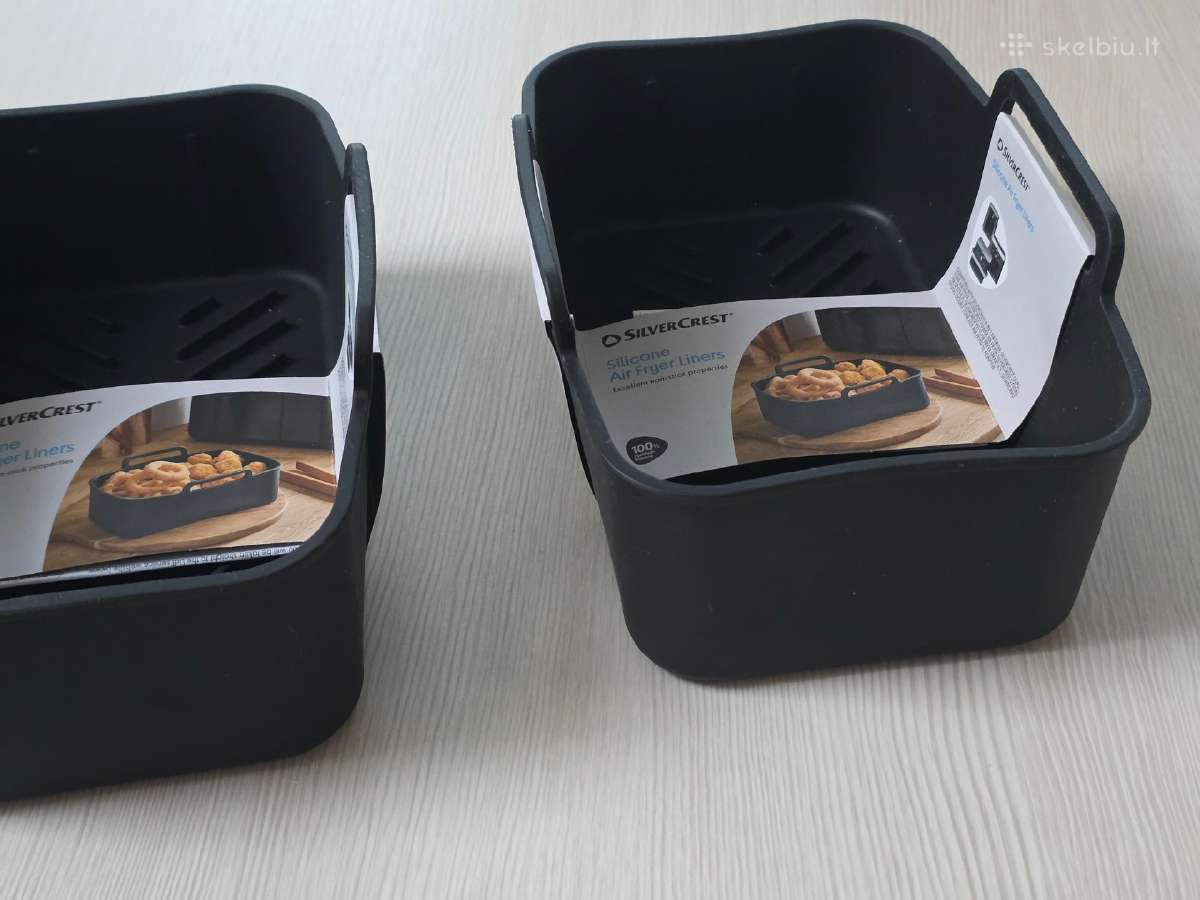2x (Silvercrest silicone air fryer liners) - nuotraukos Nr. 2
