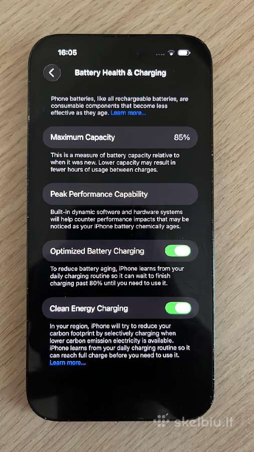 Apple iPhone 14 Pro Max 256gb Space Black – 85% - nuotraukos Nr. 7