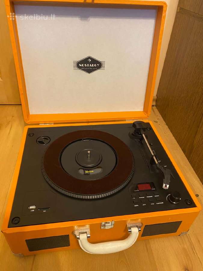 Vinilinių plokštelių grotuvas Auna Nostalgy - nuotraukos Nr. 2