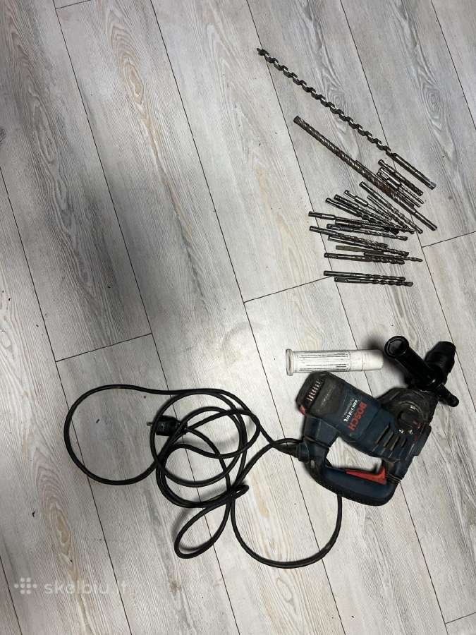 Bosch Gbh 3-28 Dfr perforatorius + grąžtai - nuotraukos Nr. 2