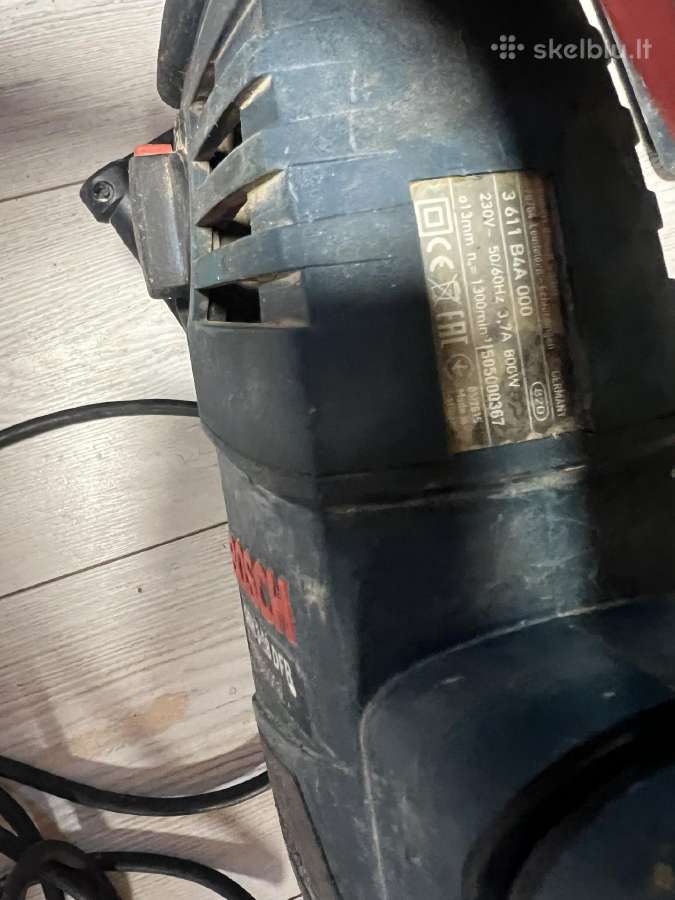 Bosch Gbh 3-28 Dfr perforatorius + grąžtai - nuotraukos Nr. 4