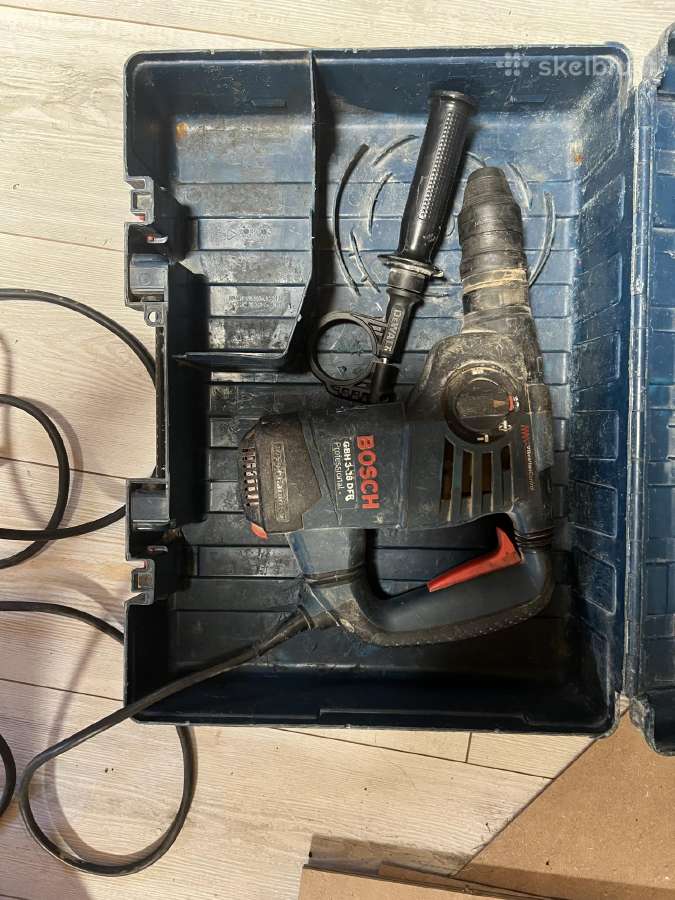 Bosch Gbh 3-28 Dfr perforatorius + grąžtai - nuotraukos Nr. 5