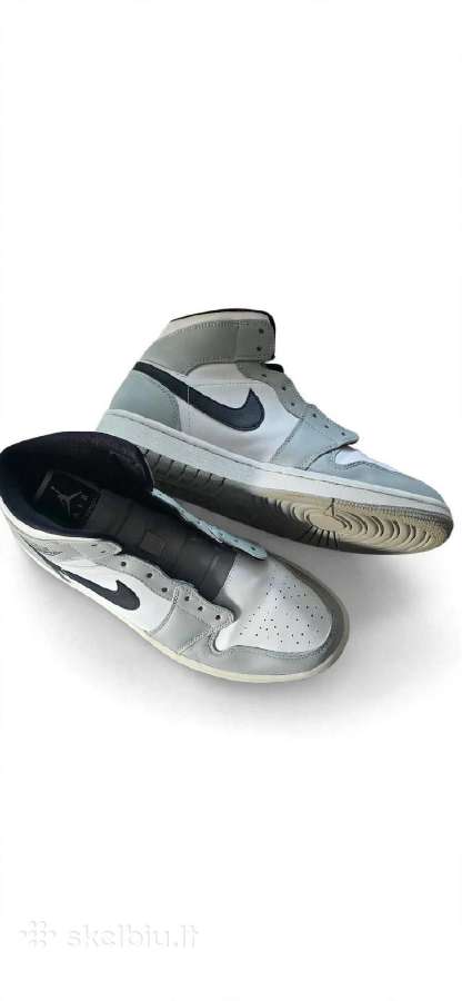 Nike Air Jordan 1 Mid Light Smoke Grey 44 dydis - nuotraukos Nr. 3