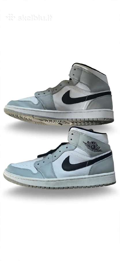 Nike Air Jordan 1 Mid Light Smoke Grey 44 dydis - nuotraukos Nr. 5