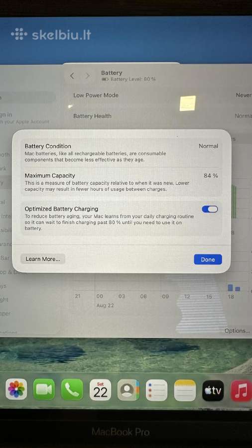 MacBook Pro M1/16gb/1tb (Touch Bar) - nuotraukos Nr. 4