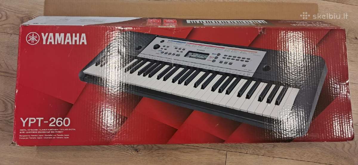 Sintezatorius Yamaha Ypt-260 - nuotraukos Nr. 5