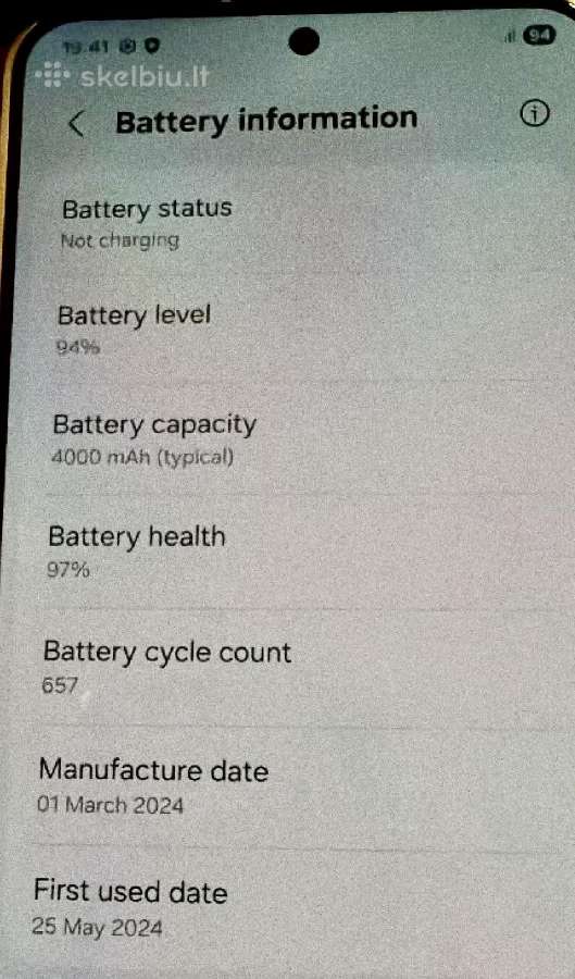 Idealaus stovio Samsung Galaxy S24 128 GB - nuotraukos Nr. 4