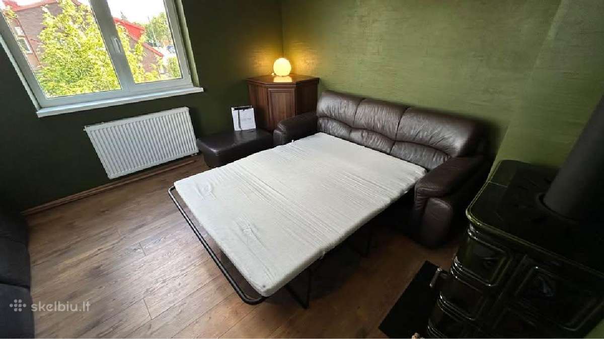 Odinė sofa lova - nuotraukos Nr. 2
