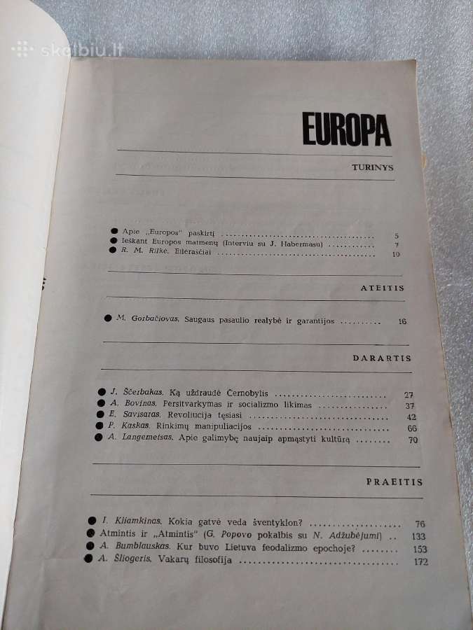 Europa 1988 - nuotraukos Nr. 3