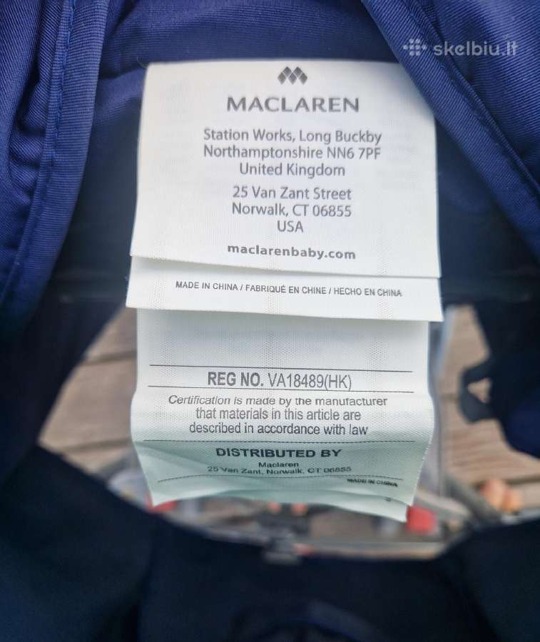 Vaikiškas sportinis vežimėlis Maclaren Quest - nuotraukos Nr. 7