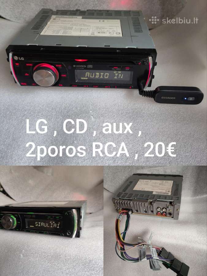 Pioneer magnetola CD , Aux , +Bluetooth - nuotraukos Nr. 24