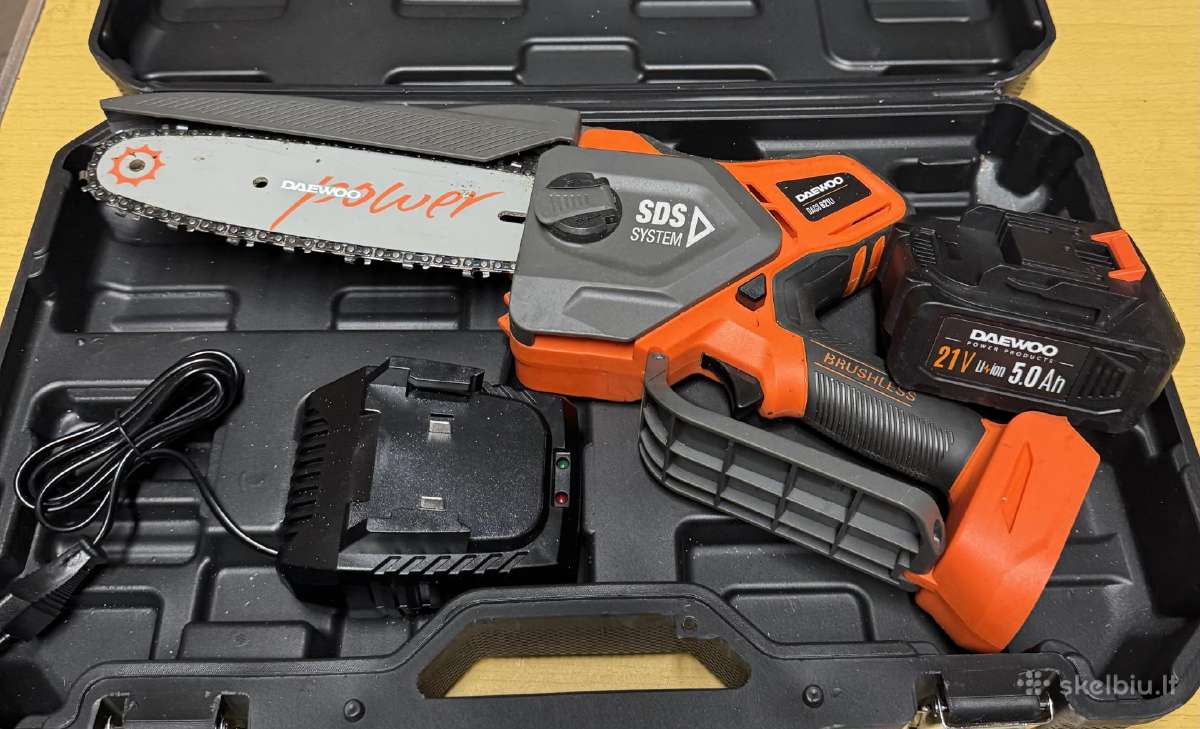 Akumuliatorinis šakų genėtuvas Daewoo Dacs 821li - nuotraukos Nr. 3