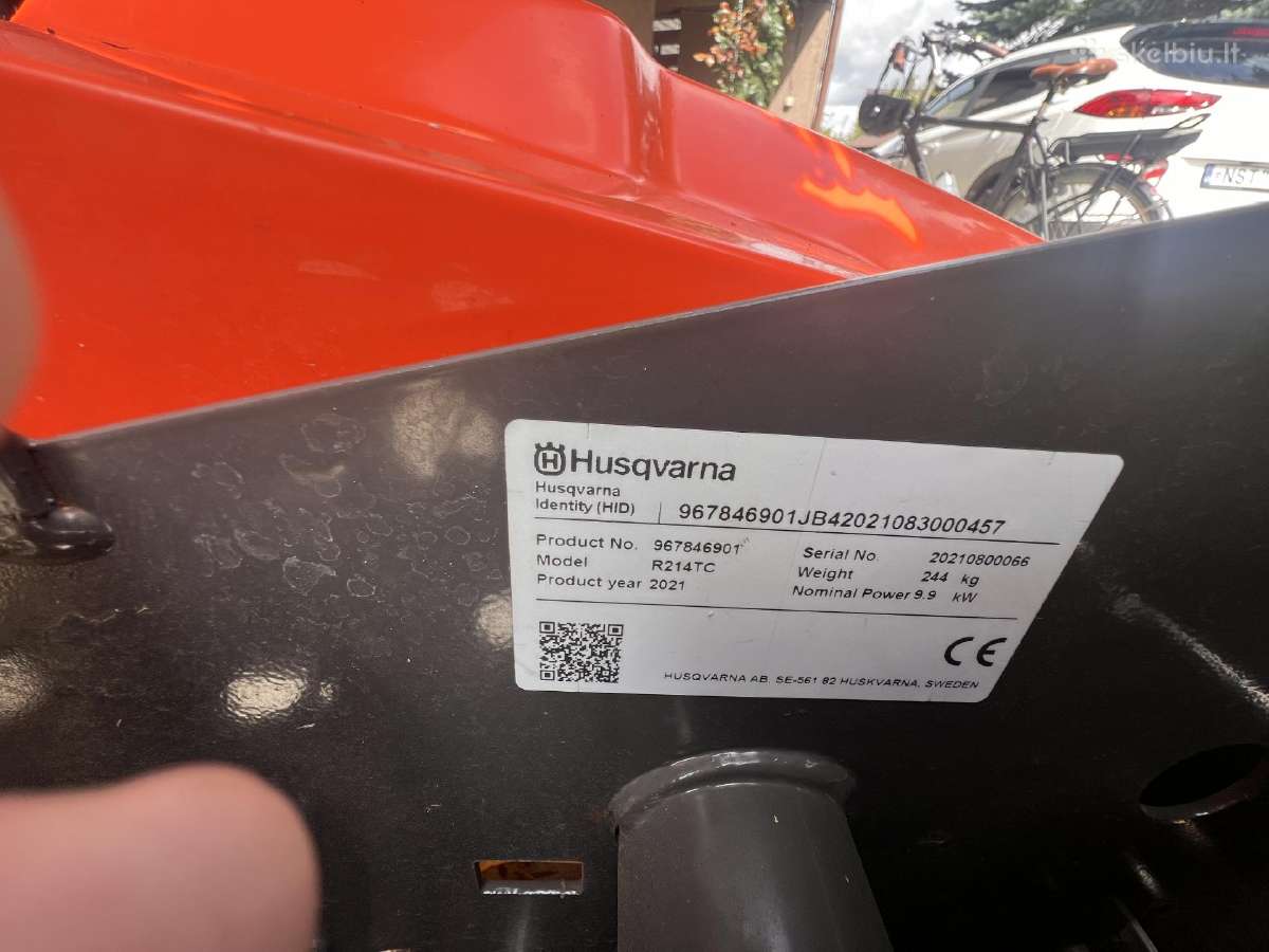 Zoliapjove Husqvarna R214tc - nuotraukos Nr. 8