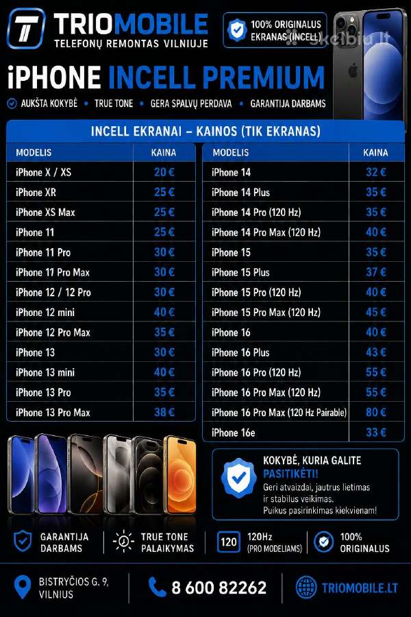 iPhone, Samsung, Huawei, Xiaomi ekranai - nuotraukos Nr. 3