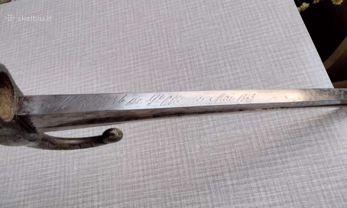Durklas Schaspo 1868 be makšties - nuotraukos Nr. 8