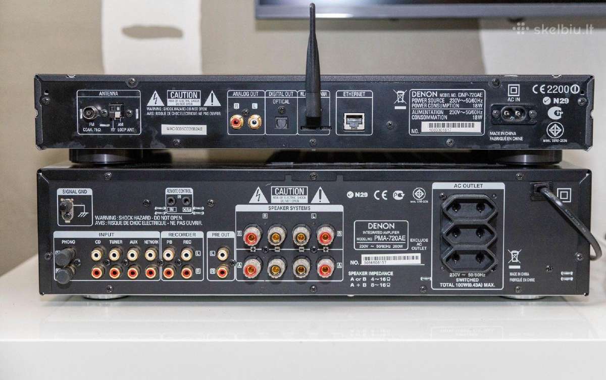 Denon Pma720ae ir Dnp720ae - nuotraukos Nr. 6