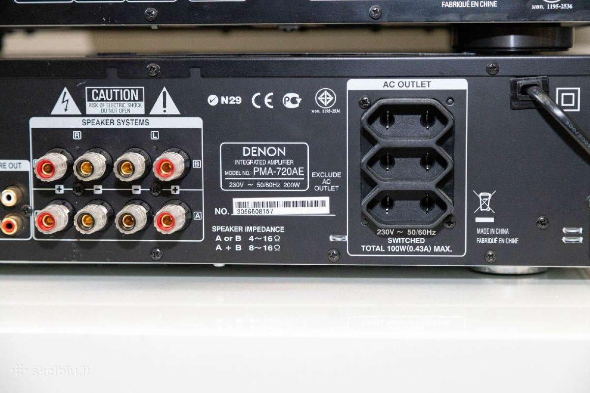 Denon Pma720ae ir Dnp720ae - nuotraukos Nr. 7
