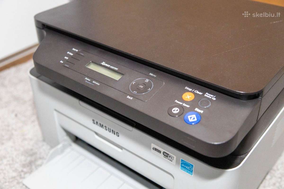 Samsung m2070w spausdintuvas - nuotraukos Nr. 3