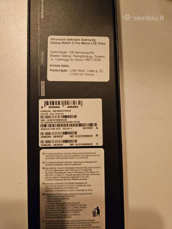 Samsung Galaxy Watch 5 Pro - nuotraukos Nr. 4