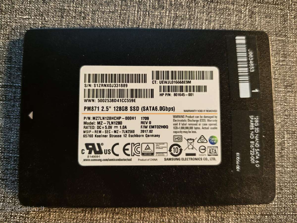SSD sata išparduodu - nuotraukos Nr. 3