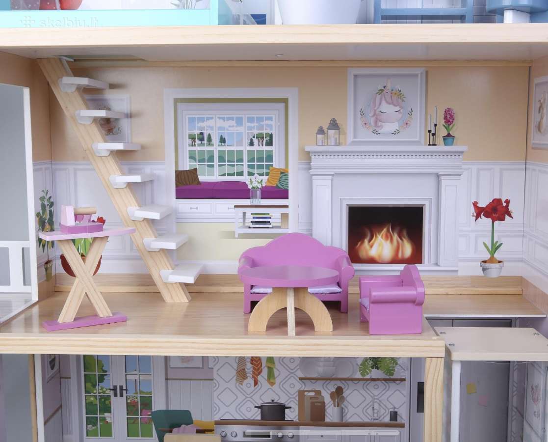 Lėlių namas Ecotoys Maya Residence - nuotraukos Nr. 8