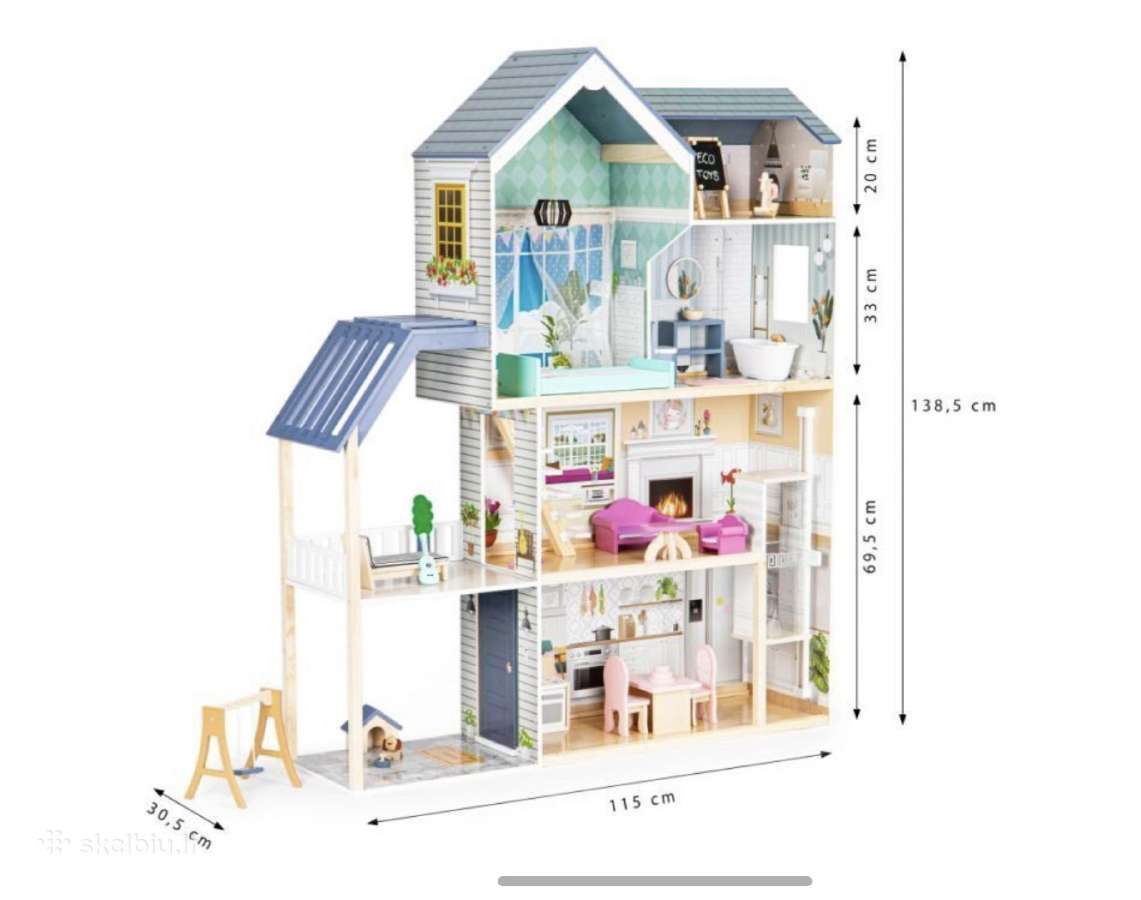 Lėlių namas Ecotoys Maya Residence - nuotraukos Nr. 5