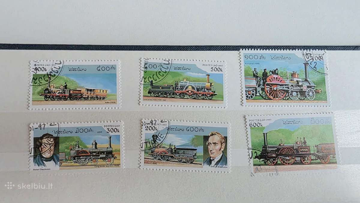 Traukiniai>pasaulio pašto ženklai ->World stamps<- - nuotraukos Nr. 13