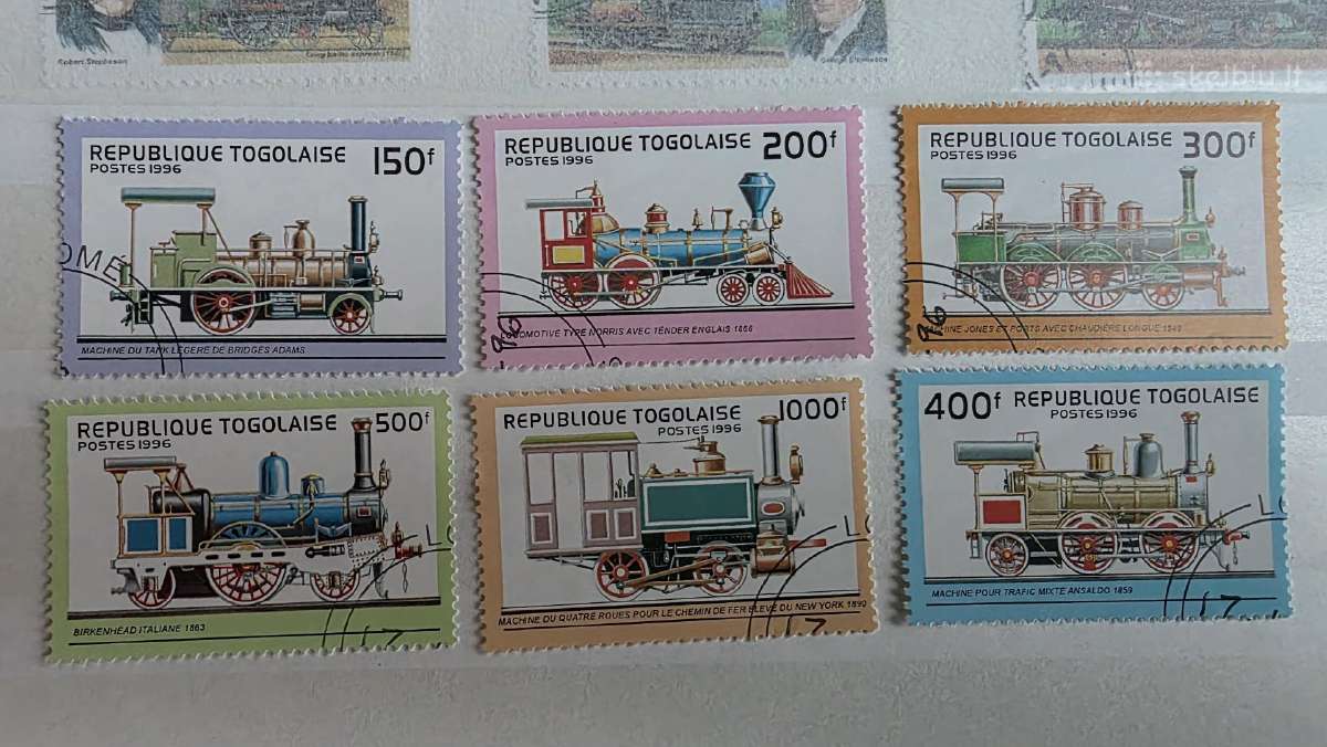 Traukiniai>pasaulio pašto ženklai ->World stamps<- - nuotraukos Nr. 14