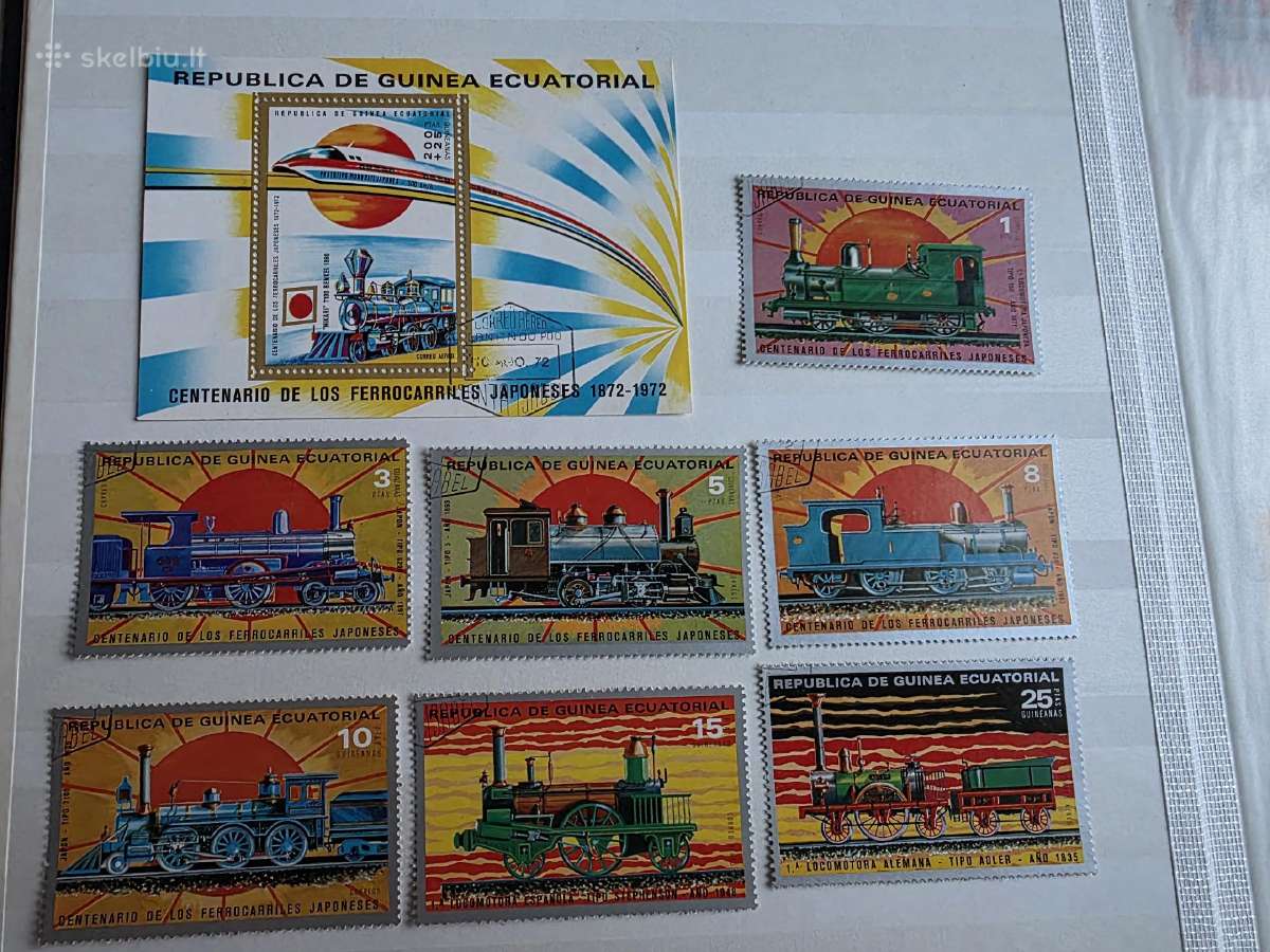 Traukiniai>pasaulio pašto ženklai ->World stamps<- - nuotraukos Nr. 17