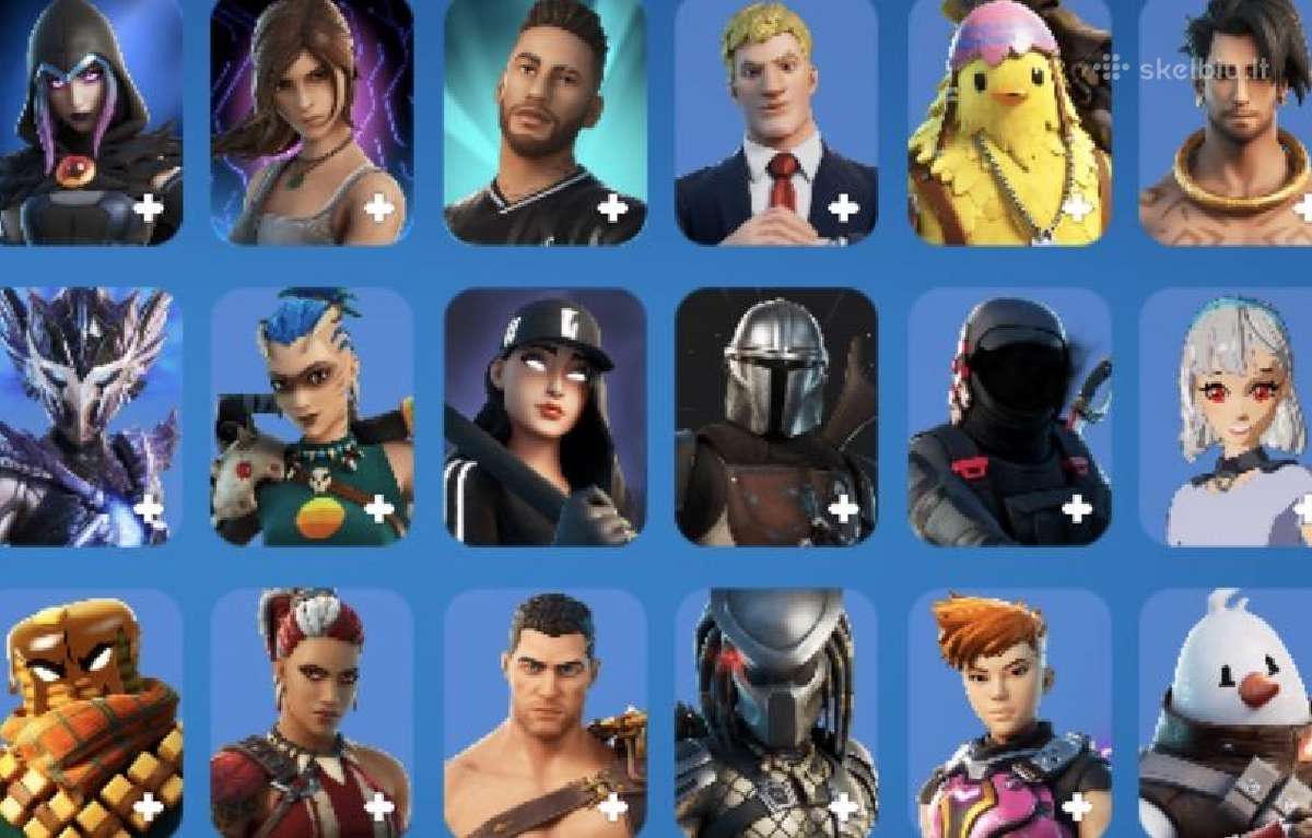 Fortnite accaunt 75+ skins - nuotraukos Nr. 3