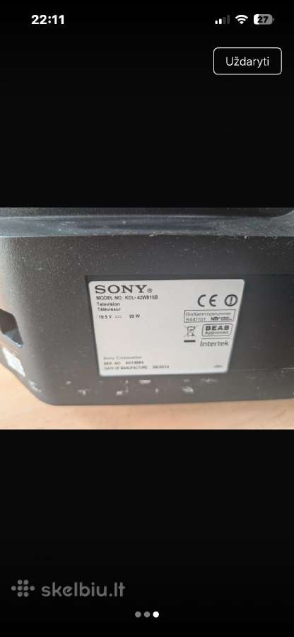 Sony TV - nuotraukos Nr. 2