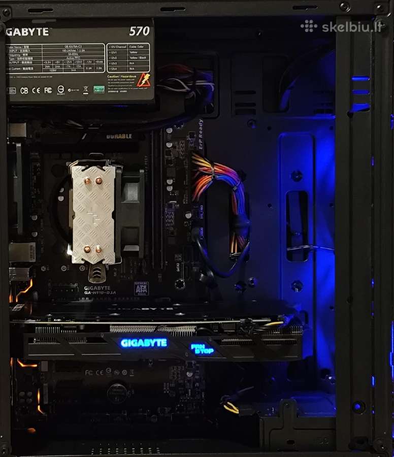 Žaidimų kompiuteris su i5/SSD/16gb RAM/gtx1060 6gb - nuotraukos Nr. 5