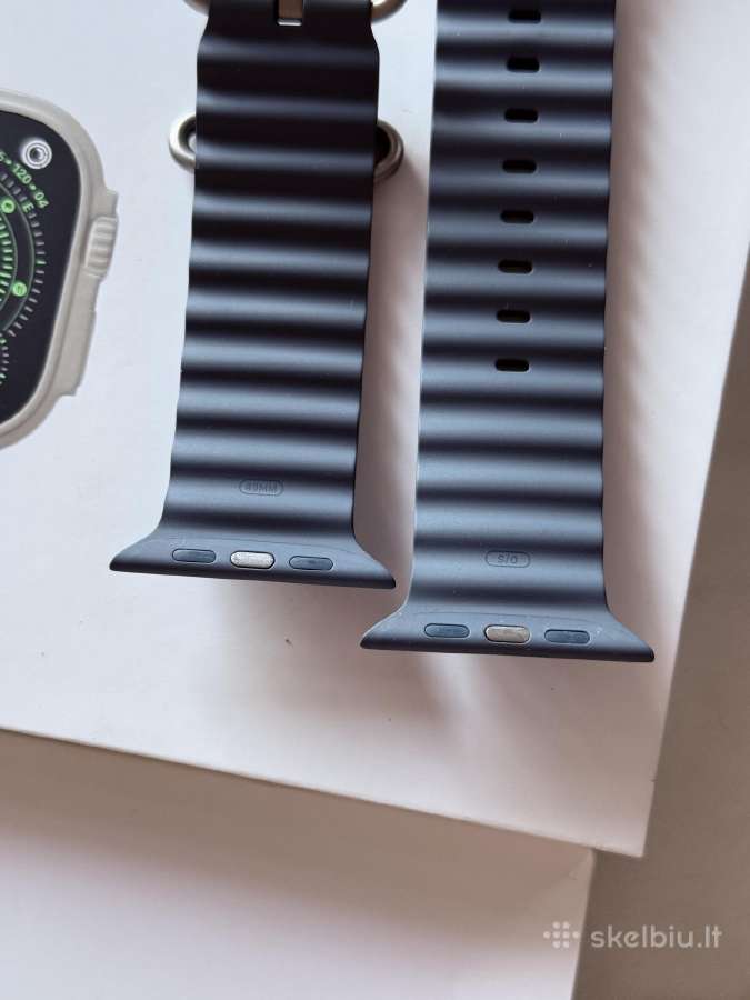 Apple watch ultra 3 natural titanium ocean band - nuotraukos Nr. 5