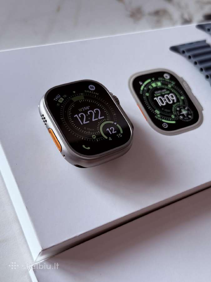 Apple watch ultra 3 natural titanium ocean band - nuotraukos Nr. 6