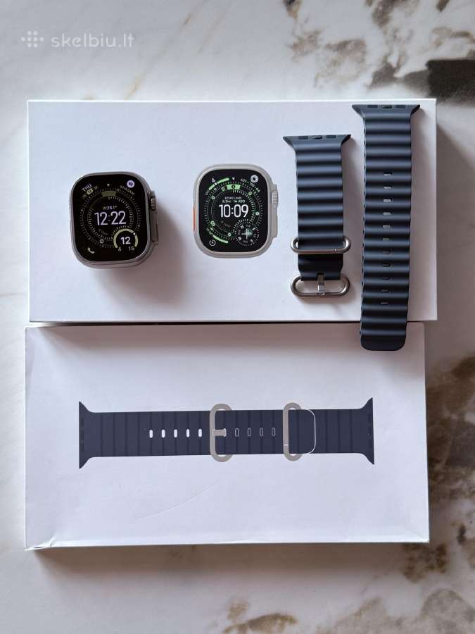 Apple watch ultra 3 natural titanium ocean band - nuotraukos Nr. 7