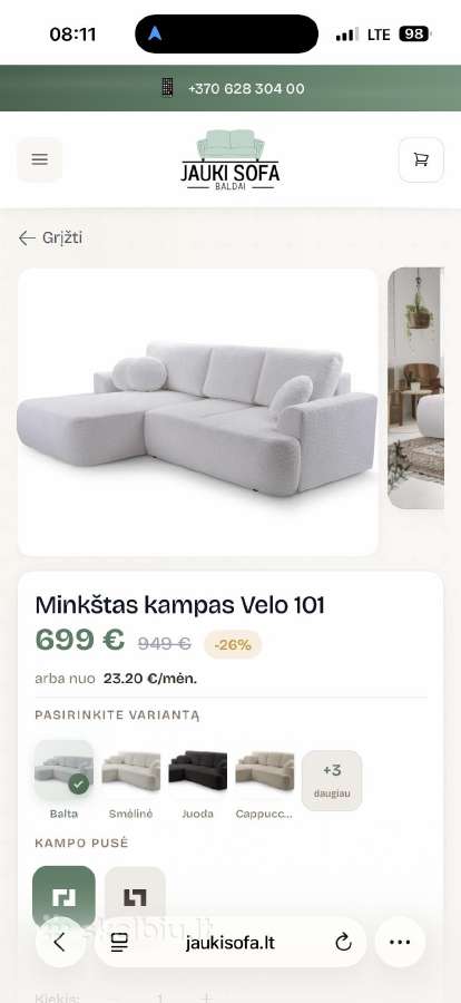 Minkštas kampas - nuotraukos Nr. 2