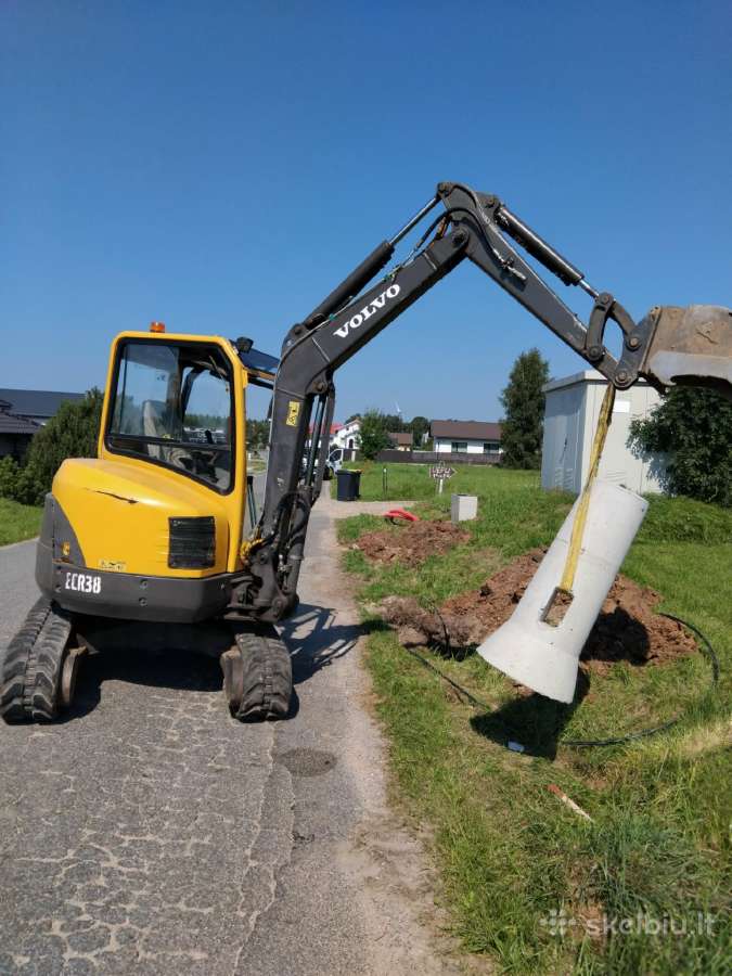 Mini ekskavatoriaus 3,3t ir savivarčio paslaugos - nuotraukos Nr. 8