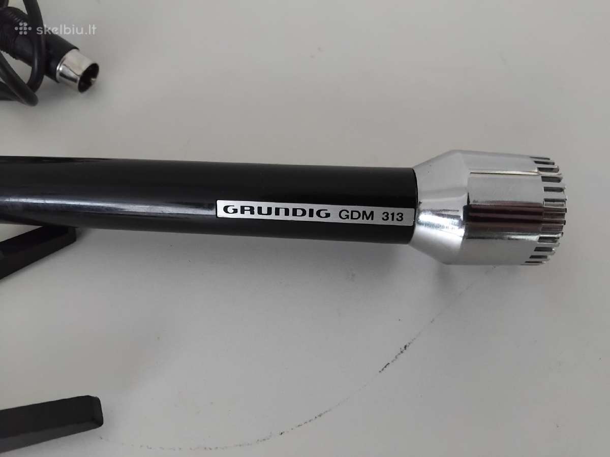 Veikiantis Grundig Gdm 313 Mikrofonas - nuotraukos Nr. 3