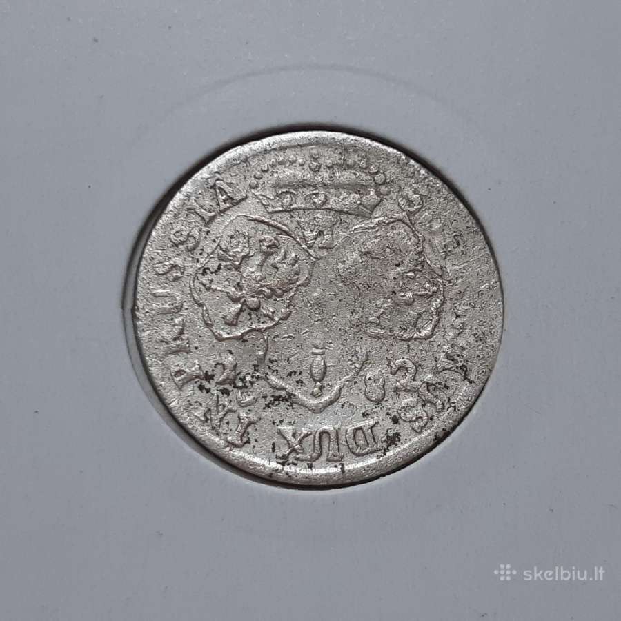 Prūsija 6 grošenai sidabras 1682 - nuotraukos Nr. 2