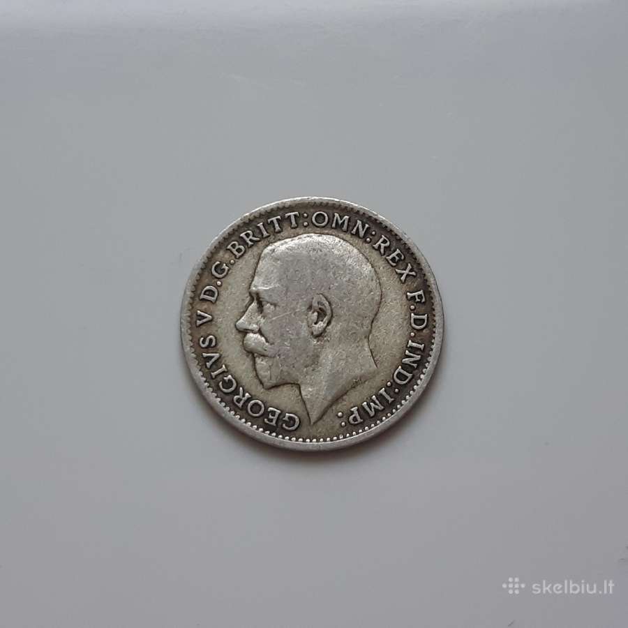 Didžioji Britanija 3 pensai sidabras 1920 - nuotraukos Nr. 2