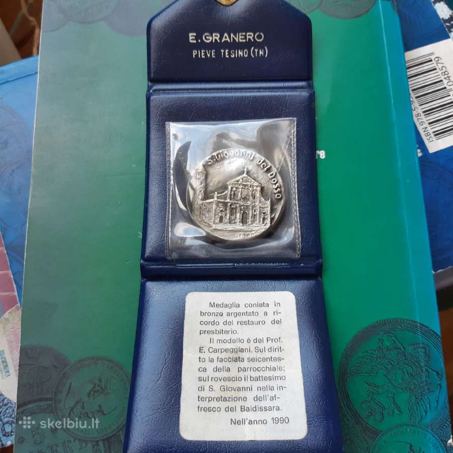 Italija atminimo medalis 1990 - nuotraukos Nr. 5